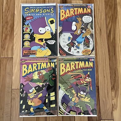 Buy SIMPSONS COMICS AND STORIES #1 And BARTMAN #1 Foil - No Poster, 2 & 3 - 4 Issues • 15.49£