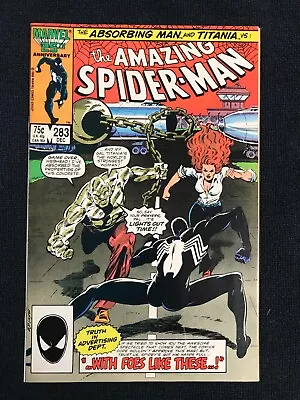 Buy AMAZING SPIDER MAN #283 VF Absorbing Man And Titania VS Spider Man • 5.44£