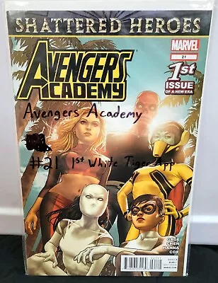 Buy Marvel Comics Avengers Academy #21 1st Cover & App White Tiger Ava Ayala 2012 • 15.49£