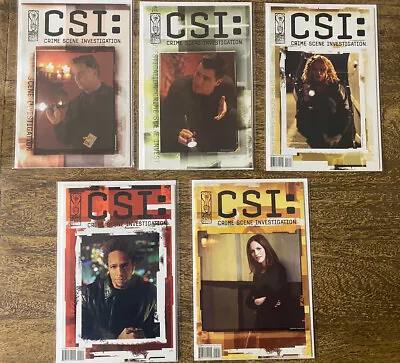 Buy CSI Comics CSI: Serial 1 2 3 4 5 IDW Movie And TV Comics Photo Covers Complete • 15.53£