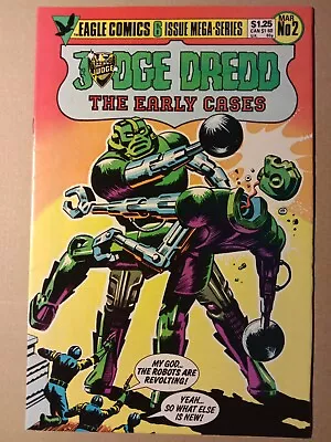 Buy JUDGE DREDD The Early Cases  # 2  Eagle Comic  1986 • 4.99£