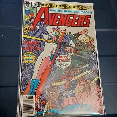 Buy Avengers #195 MARVEL COMICS 1980 KEY Cameo Of Taskmaster High Grade George Perez • 34.95£