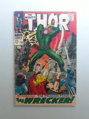 Buy Thor 148 Marvel Comics 1st Wrecker 1968 MCU • 31.06£