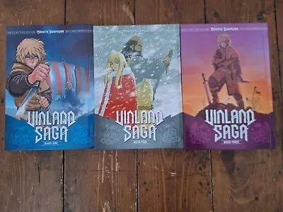 Buy Vinland Saga Volume 1 - 3 Manga English -             Like New • 30£