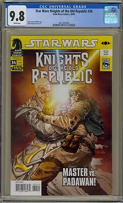 Buy Star Wars Knights Of The Old Republic KOTOR 34 CGC 9.8 Direct Dark Horse 2008 • 58.25£