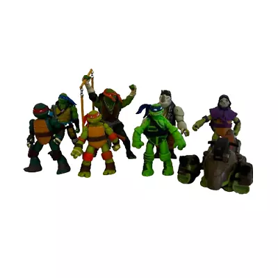 Buy Teenage Mutant Ninja Turtles TMNT X 8 Action Figures Bundle Job Lot 2012-15 • 4.99£