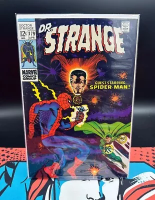 Buy Dr. Strange #179 F/vf  1969 Spider-man Crossover Steve Ditko First Art Of Spidey • 34.95£