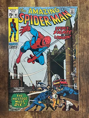 Buy Amazing Spider-Man #95 - GORGEOUS - Marvel 1971 • 20.97£