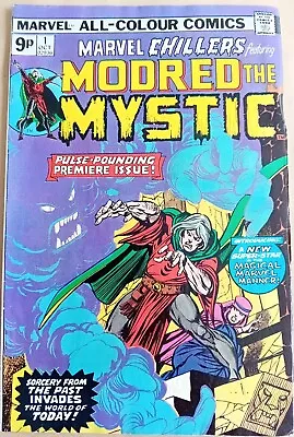 Buy Marvel Chillers #1 - VG- (3.5) - Marvel 1975 - 9p UK Copy -1st Modred The Mystic • 4.99£