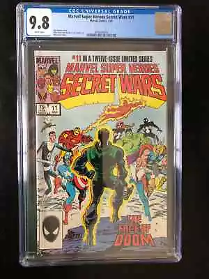 Buy 🔑💎🔥 MARVEL SUPER-HEROES SECRET WARS 11 CGC 9.8 WP NonCirculated Case 1985🔥🔑 • 97.07£