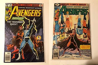 Buy Avengers 185, 187 WandaVision MCU 1st Wanda Meets Modred Bronze Darkhold Key • 19.42£