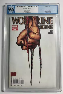 Buy WOLVERINE ORIGINS #10 KEY 1st DAKEN 3rd Claw VARIANT (2007) Marvel PGX 9.6 • 543.62£