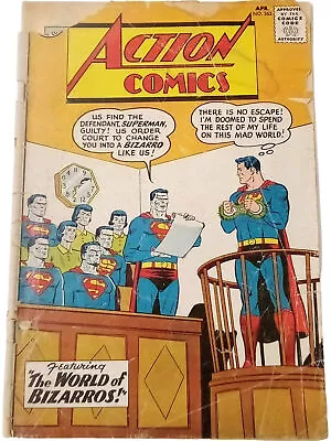 Buy Action Comics No 263 April 1960 Featuring The World Of Bizarros • 30£