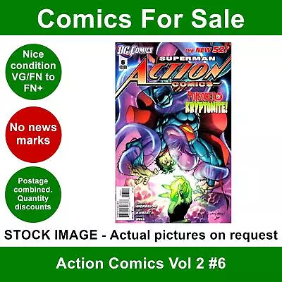 Buy DC Action Comics Vol 2 #6 Comic - VG/FN+ 01 April 2012 • 3.49£