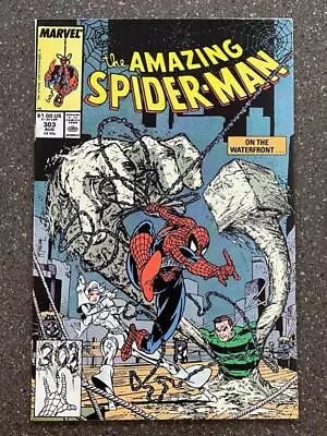 Buy Amazing Spider-Man #303 Silver Sable Sand Man Appearance McFarlane Art NM • 19.42£