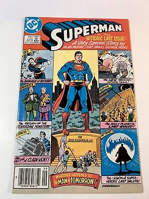 Buy Superman # 423 | KEY ! ALAN MOORE ! FINAL ISSUE ! Copper Age DC Comics 1986 F/VF • 11.64£