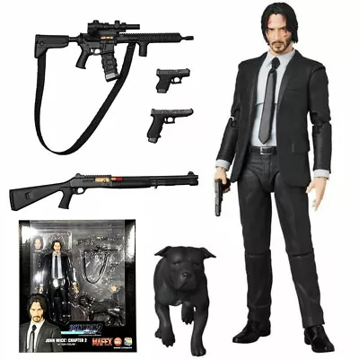 Buy Medicom Mafex 085 John Wick Chapter 2 Action Figure 16cm Gift Birthday Toys • 0.01£