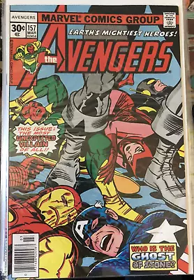 Buy The Avengers #157 VF/NM Marvel Comics Captain America Iron Man Thor Hulk Vision • 13.16£