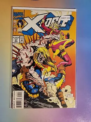 Buy X-force #37 Vol. 1 High Grade Marvel Comic Book Cm27-116 • 6.21£