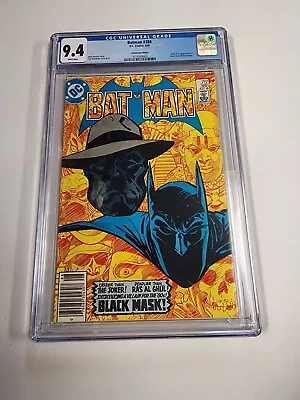 Buy BATMAN #386 CGC 9.4 1ST BLACK MASK WHITE PAGES DC Comics 1985 • 85.42£