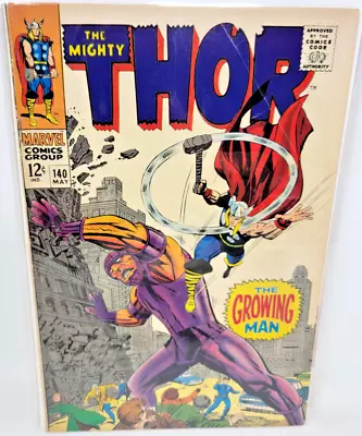 Buy THOR (THE MIGHTY) #140 1967 Marvel Silver Age 5.5 JACK KIRBY COVER ART • 23.29£