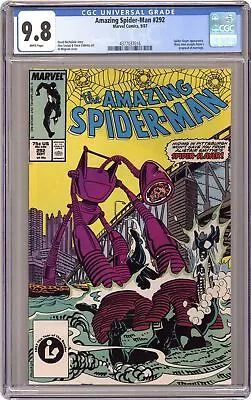 Buy Amazing Spider-Man #292D CGC 9.8 1987 4377037016 • 89.31£