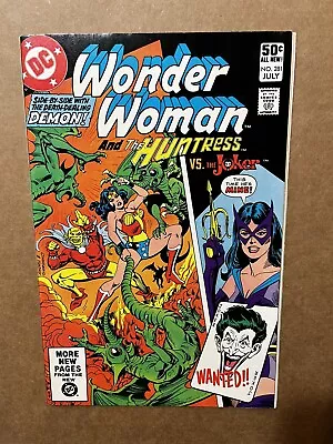 Buy Wonder Woman #281 (DC 1981) Demon App!  Huntress Vs Joker! Atari Insert VF/NM • 7.20£