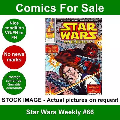 Buy Star Wars Weekly #66 Comic - VG/FN Clean 30 May 1979 - Marvel UK • 4.99£