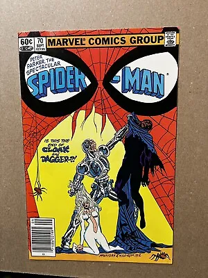 Buy Peter Parker Spectacular Spider-Man 1982 #70  Newsstand • 4.12£