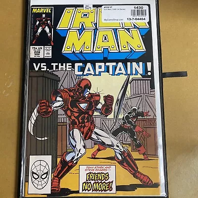 Buy 1987 Marvel Iron Man Vs The Captain 228 • 4.67£