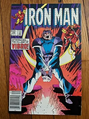 Buy Iron Man #186 1st App Vibro, Jim Rhodes Tony Stark Marvel Comics Copper Age  • 5.44£
