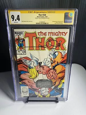 Buy Thor 338 - CGC 9.4 SS - Newsstand - Signed Simonson - 2nd App Of Beta Ray Bill • 100.95£