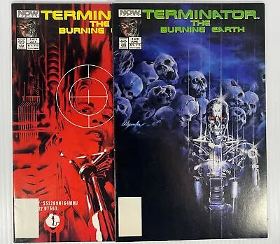 Buy The Terminator: The Burning Earth #4-5 NOW Comics 1990 VF/NM Alex Ross Covers • 6.21£