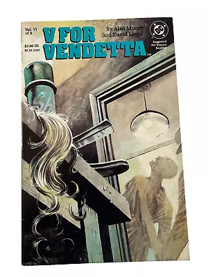 Buy V For Vendetta #6  - Alan Moore Classic Dc Comics 1988 • 5.17£
