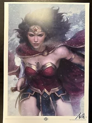Buy Wonder Woman By Stanley Artgerm Lau 12x16 Art Print SIGNED  • 37.33£