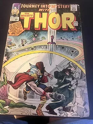 Buy Thor (1962 Marvel 1st Series Journey Into Mystery) #111 VG • 34.95£