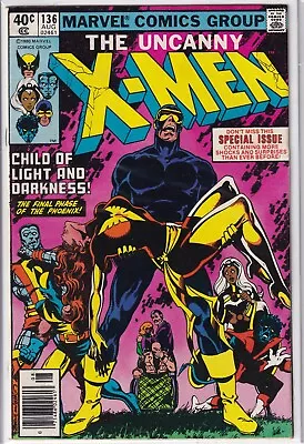 Buy 7.0 F/VF Uncanny X-Men #136 🔑 Newsstand 1980 Marvel Comics Dark Phoenix • 46.60£