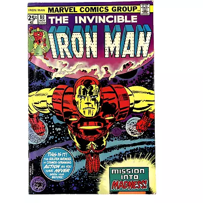 Buy IRON MAN Vol.1 #80 (1975) Mid-High Grade Bronze Age Marvel Comics Black Lama • 7.36£