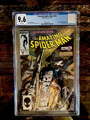 Buy White Pages! Amazing Spider-Man #294 CGC 9.6  Death  Kraven The Hunter • 115.71£