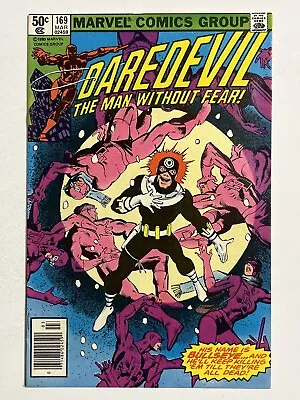 Buy Daredevil #169 F/VF 7.0 NEWSSTAND EDITION Frank Miller 2nd App Elektra • 19.42£