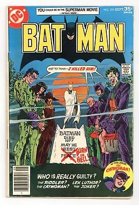 Buy Batman #291 GD/VG 3.0 1977 • 18.64£