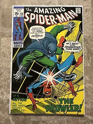 Buy Amazing Spider-Man #93 8.0-8.5 VF (1971 Marvel Comics) - High Grade • 147.56£