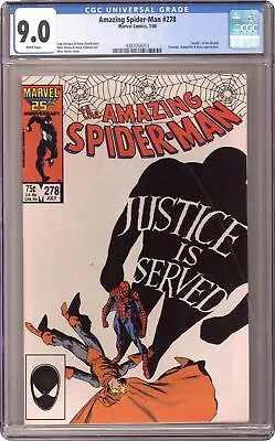 Buy Amazing Spider-Man #278D CGC 9.0 1986 4387056013 • 31.84£