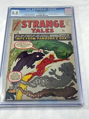 Buy Marvel Studios Comics Strange Tales #109 6/63 Off-white Pages Cgc 3. (pbr089755) • 126.03£