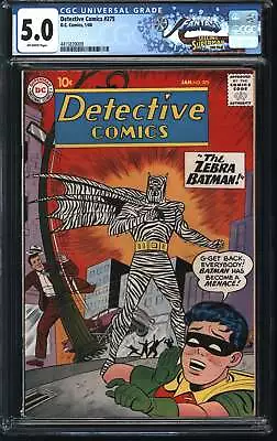 Buy DC Comics Detective Comics 275 1/60 FANTAST CGC 5.0 Off White Pages • 341.71£