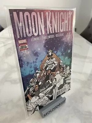 Buy Moon Knight 14 (2017) - Lemire - Death & Birth - Khonshu Cover • 25£