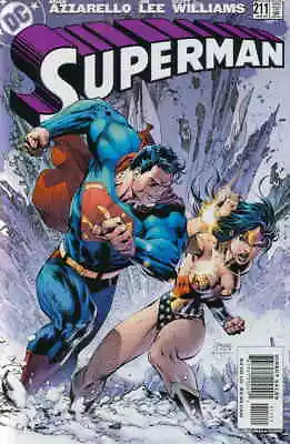 Buy Superman (2nd Series) #211 VF; DC | Jim Lee Wonder Woman - We Combine Shipping • 4.64£