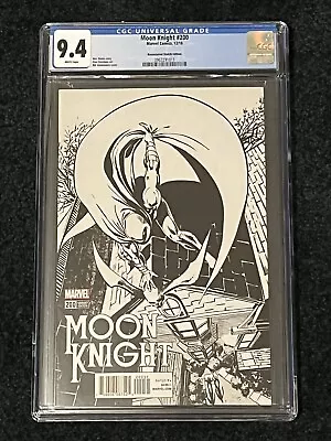 Buy Moon Knight # 200 Sienkiewicsz 1:1000 Sketch Marvel Variant Edition Cgc 9.4 • 155.31£