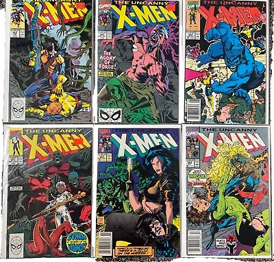 Buy Uncanny X-Men Comic Lot #262 263 264 265 267 269 (1990-) | Marvel Comics • 19.42£