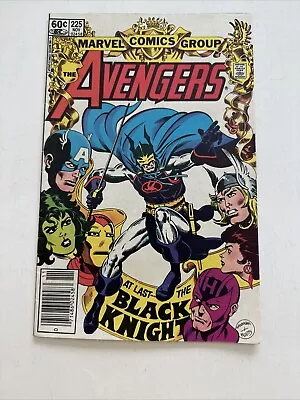 Buy Avengers 225 / Black Knight Cover / (1982)  / Newsstand • 4.97£